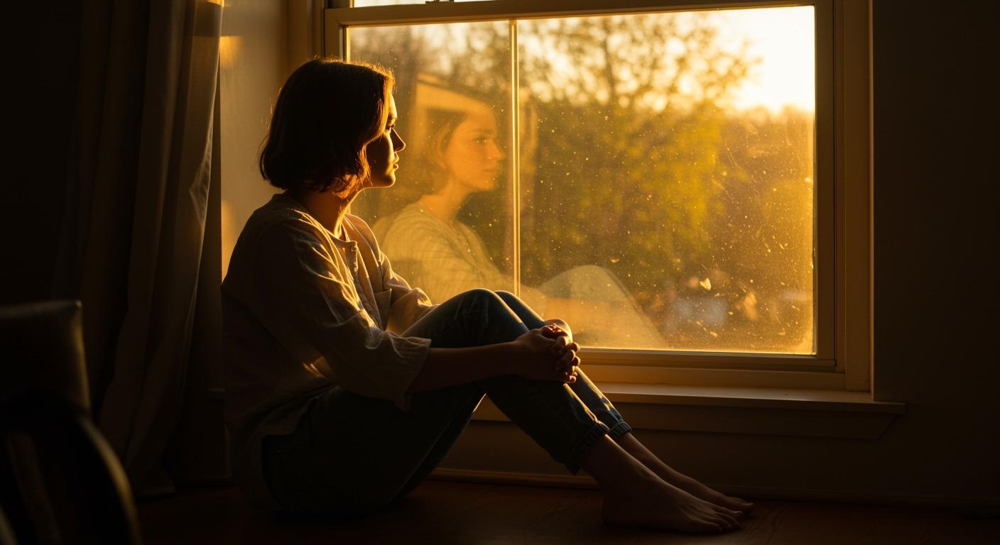 A peaceful moment of reflection